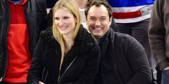 Mandatory Credit: Photo by Jd Images/REX (7582848ad)
Phillipa Coan and Jude Law
Celebrities at New Jersey Devils v New York Rangers, NHL ice hockey match, Madison Square Garden, New York, USA - 18 Dec 2016